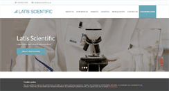 Desktop Screenshot of latisscientific.co.uk